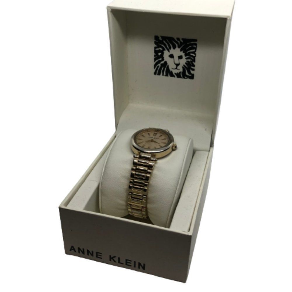 Anne Klein Ladies Silver Tone Stainless Steel Analog Watch / Wristwatch
